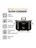 Tower Black Rose Gold slow cooker 3.5L (British brand)