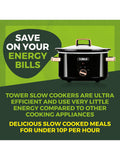 Tower Black Rose Gold slow cooker 3.5L (British brand)