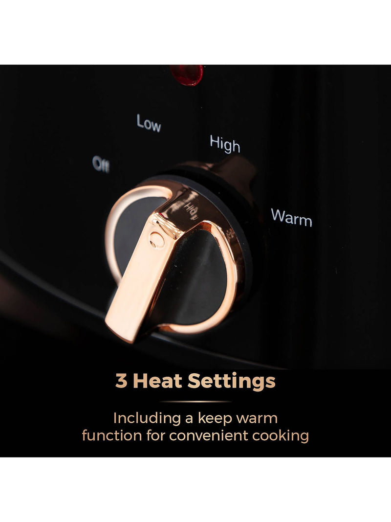 Tower Black Rose Gold slow cooker 3.5L (British brand)