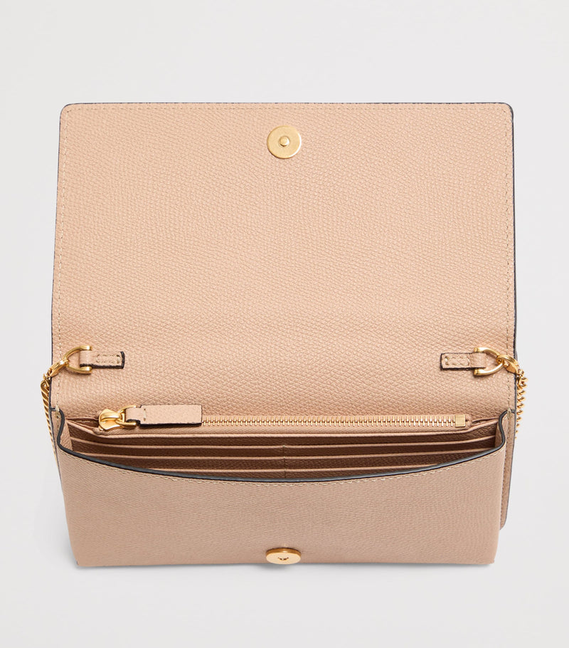 Valentino Garavani VLogo Signature wallet with chain strap (British brand)