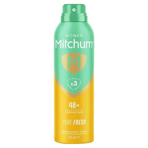 Mitchum Pure Fresh Anti-Perspirant 200ml, imported from the UK