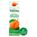 Tropicana Original Orange Fruit Juice with Bits 900ml GOODS M&S
