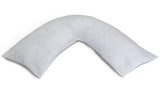 Habitat V Shaped Support Pillow White 92x41cm, UK version