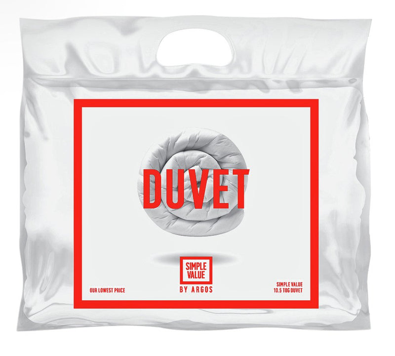 Argos Home 10.5 Tog Single Duvet - British product