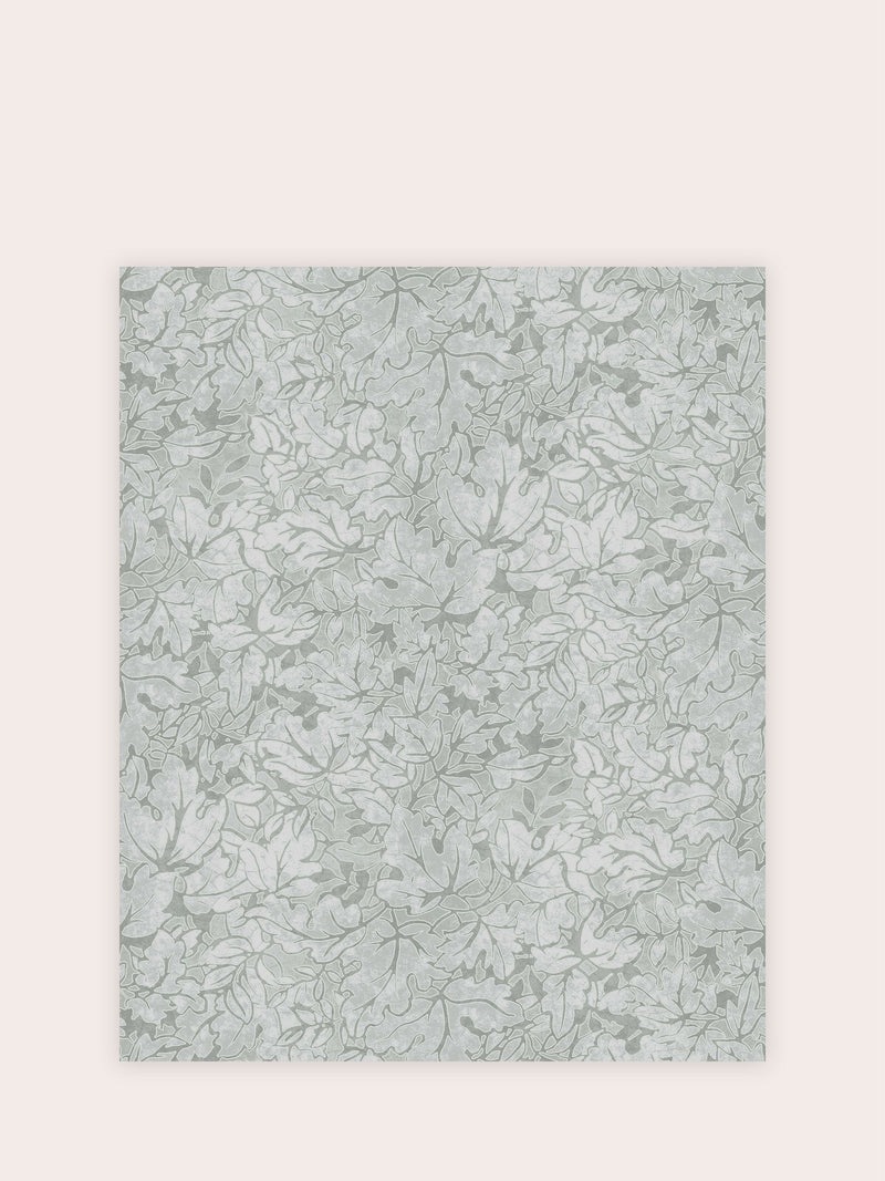 عينة ورق حائط Laura Ashley Mineral Green Corrina Leaf بحجم A4 - منتج بريطاني