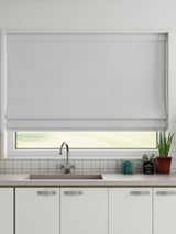 Next White 100% Cotton Made To Measure Roman Blind- Buy online at McGrocer