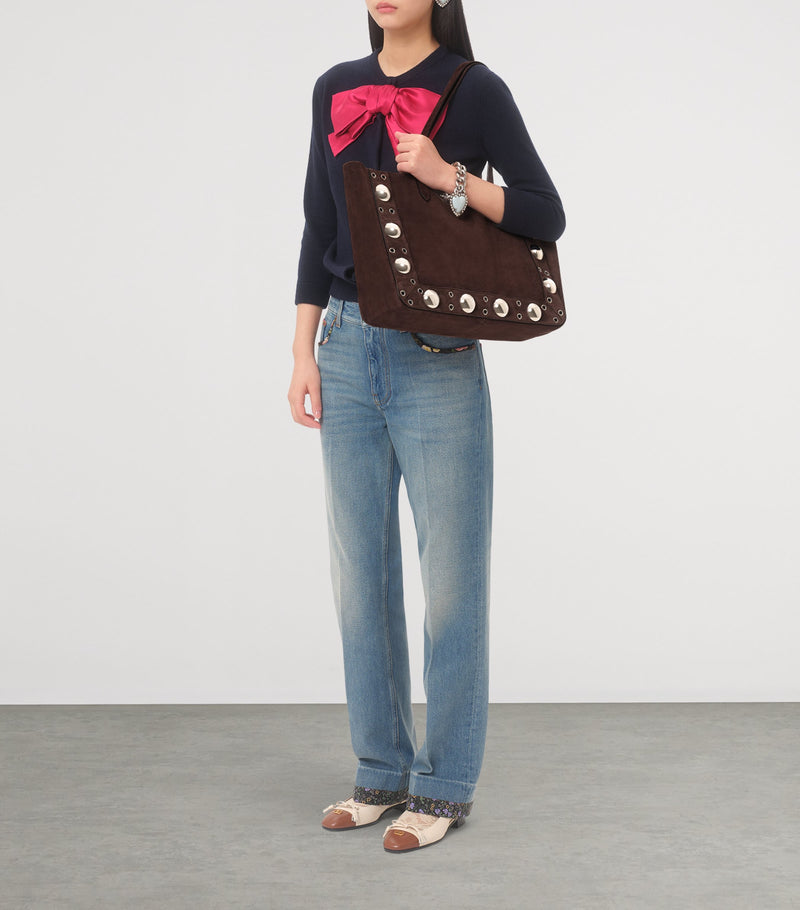Valentino Garavani suede Nellcôte tote bag - British product