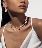 Messika So Move XL drop earrings in 18kt rose gold with diamonds - British product
