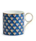 Wedgwood bone china LOVE mug with heart motif, imported from the UK