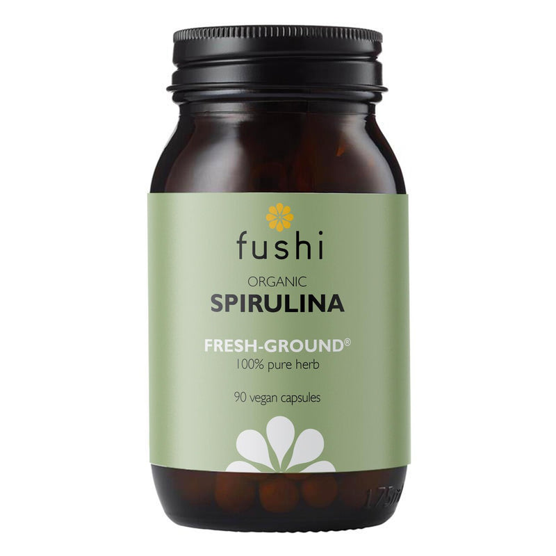 Fushi Organic Spirulina Iron Protein & Vitamin B Capsules 90 per pack