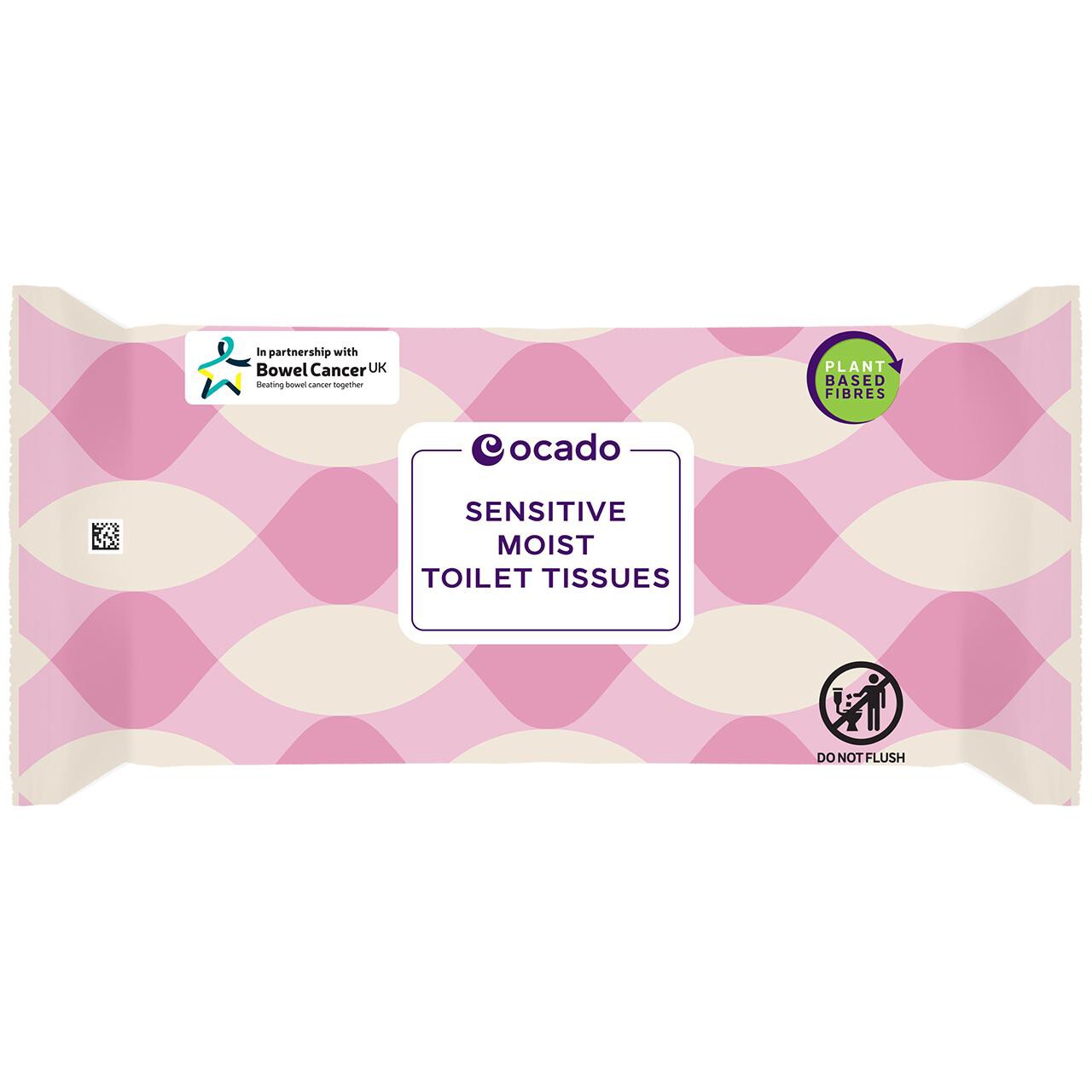 Ocado Sensitive Moist Toilet Tissue Wipes