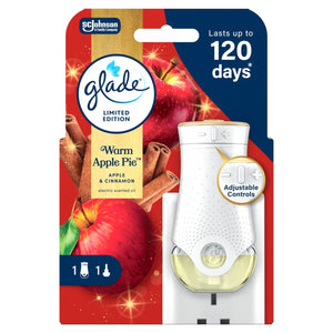 Glade Plug In Holder & Refill, Electric Scented Oil, Warm Apple Pie