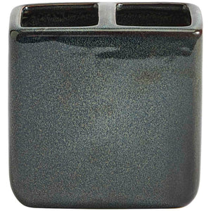 M&S Ceramic Glazed Toothbrush Holder, One Size, Blue