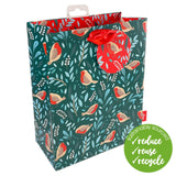 Folksey Robin Medium Christmas Gift Bag
