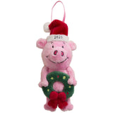 M&S Christmas Percy Plush Hanging Decoration