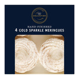 M&S 4 Gold Sparkle Meringues