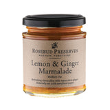 Rosebud Preserves lemon and ginger marmalade, imported from the UK