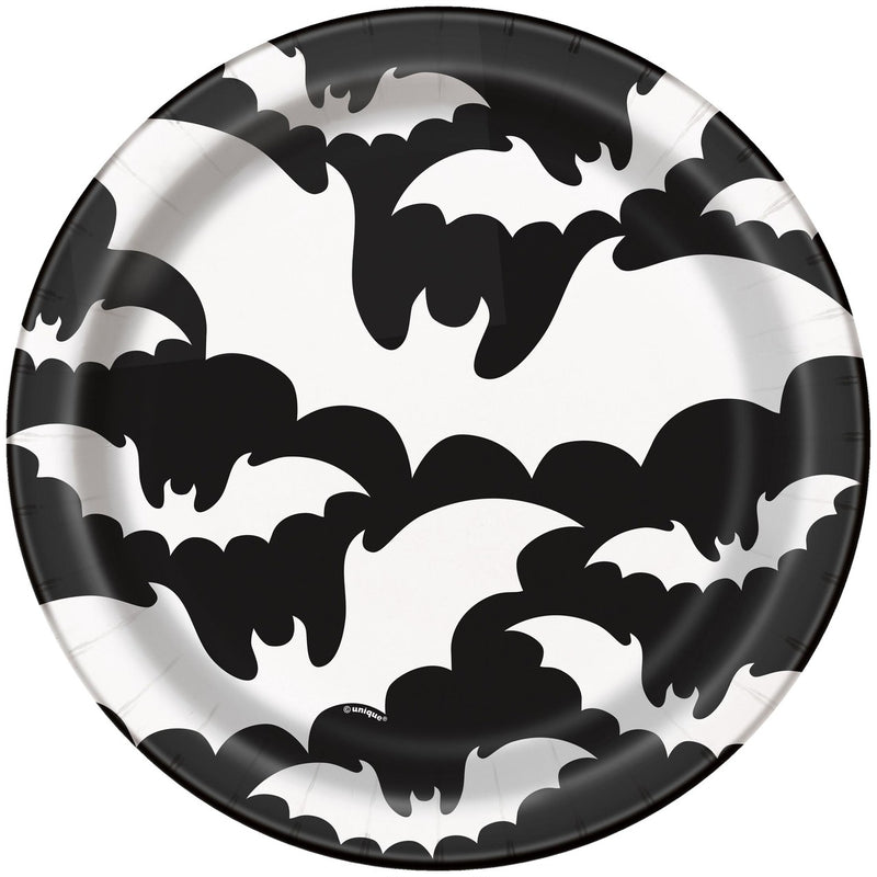 Halloween Bats Paper Party Plates