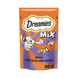 Dreamies Mix Cat Treat Biscuits with Chicken & Duck