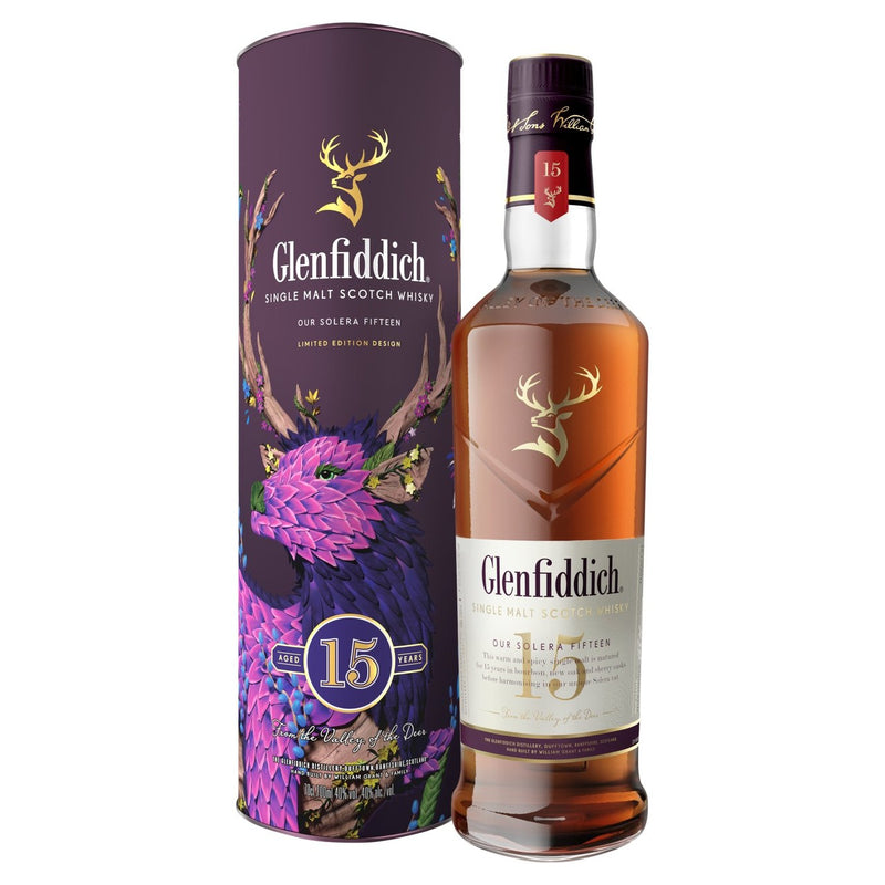 Glenfiddich 15 Year Old Single Malt Scotch Whisky 70cl