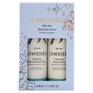 Cowshed Christmas Relax Mini Shower Gel & Body Lotion Duo Gift