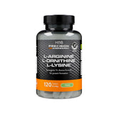H&B Precision Engineered L-Arginine L-Ornithine L-Lysine Vegan Tablets