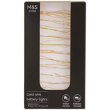 M&S Wire String Light, Gold