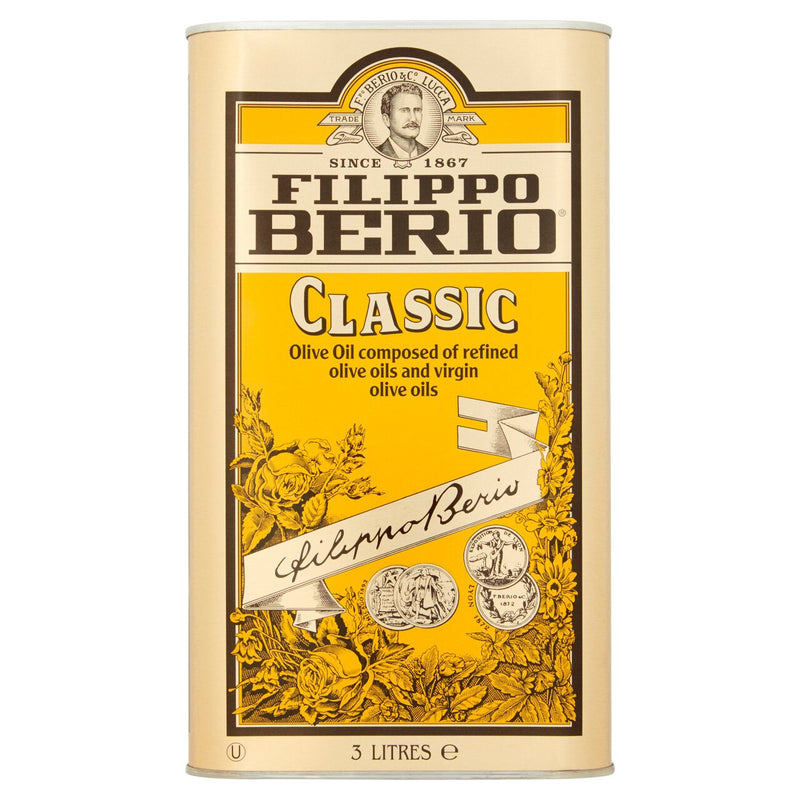 Filippo Berio Classic Olive Oil 3 Litre Tin 3L