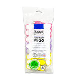 Addis Ultra Hold Tight Clothes Pegs with Soft Grip, Mixed Colours