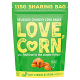 LOVE CORN Sour Cream & Chive Crunchy Corn 115g