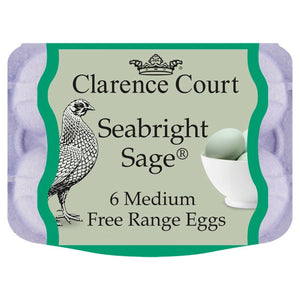 Clarence Court Seabright Sage 6 Free Range Eggs