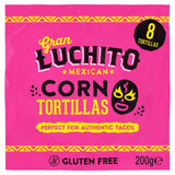 Gran Luchito Corn Gluten Free Small Shell Tortilla Taco Wraps