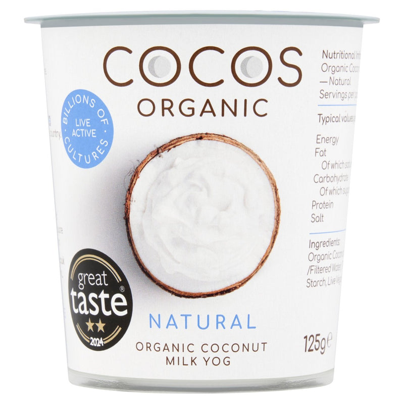 COCOS Organic Natural Coconut Yoghurt 125g