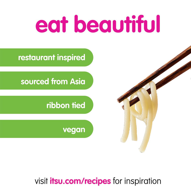Itsu brand Udon Thick Wheat Noodles 250g Pack, UK version