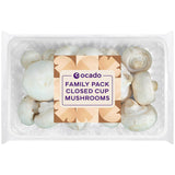 Ocado Family Pack Closed Cup Mushrooms 625g