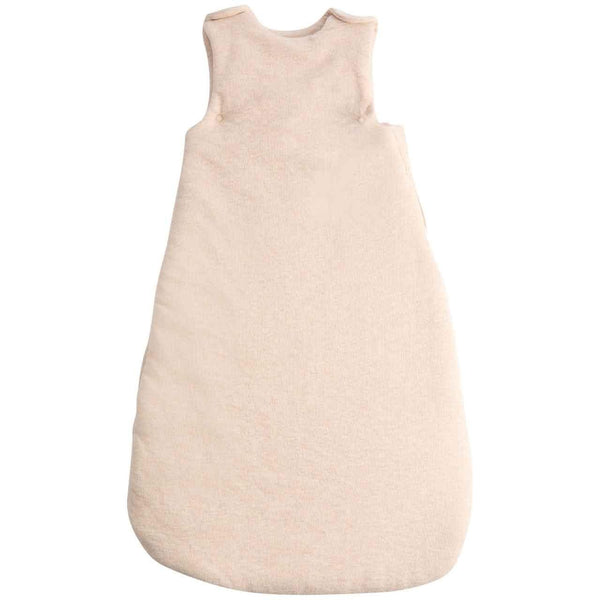M&S Unisex Pure Cotton Ribbed Sleeping Bag, 0-6 M, Oatmeal