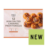 M&S 12 Mini Salted Caramel Profiteroles Frozen