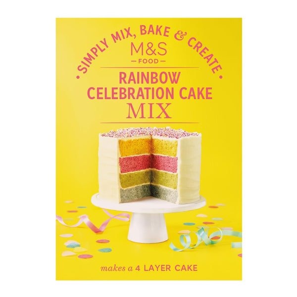 M&S Rainbow Celebration Cake Mix