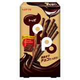 LOTTE Toppo Double Chocolate Cream Filled Biscuit Sticks
