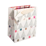 Caroline Gardner Dotty Christmas Trees Medium Gift Bag