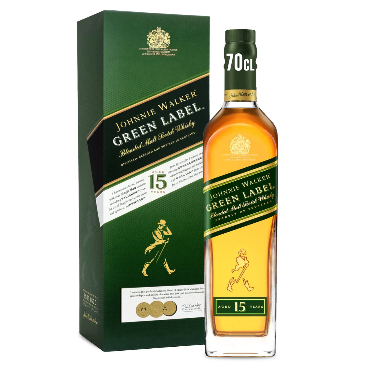 Johnnie Walker Green Label 15 Year Blended Scotch Whisky – McGrocer