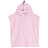 M&S Unicorn Towelling Poncho, 4-5 Years, Pink