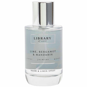 M&S Library of Scent Lime, Bergamot & Mandarin Room Spray, White