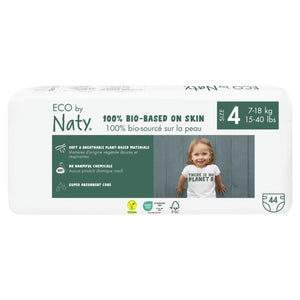 Eco by Naty Big Pack Nappies, Size 4 (44) 7-18kg