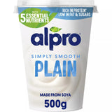 Alpro Plain Natural Dairy Free Soya Yoghurt Alternative