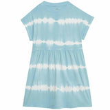M&S Cotton Rich Tie Dye Jersey Dress, 3-4 Years, Aqua