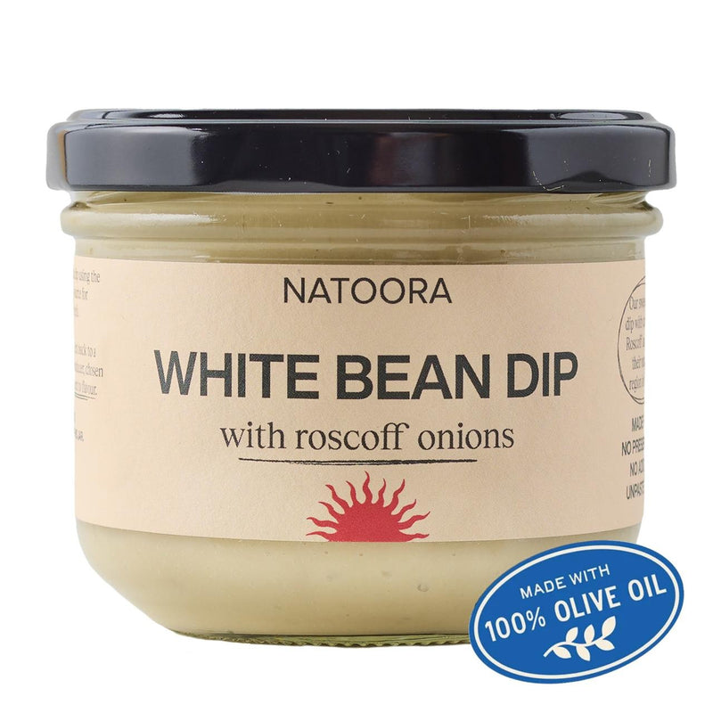 Natoora White Bean Dip with Tropea Onions 185g