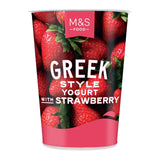 M&S Greek Style Yogurt with Strawberry