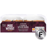 M&S Made Without 2 Ice & Spice Buns 160g