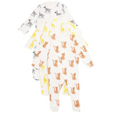 M&S Organic Cotton Sleepsuits, 6-9 Months, Multi